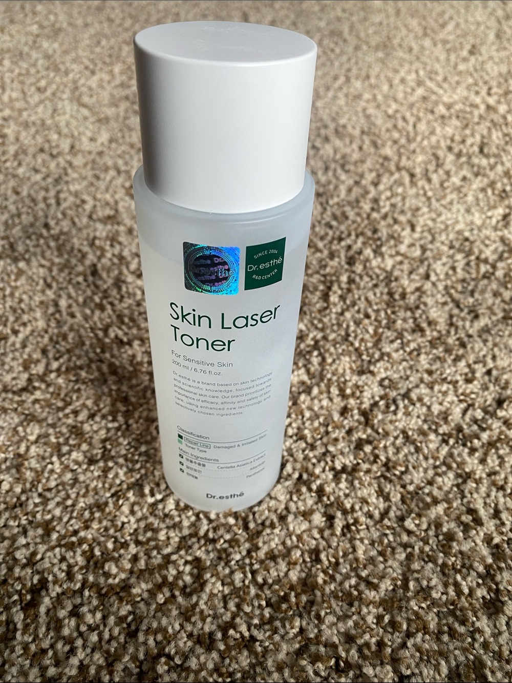 Dr Esthe Skin Laser Toner - White - Gentle Toner for Sensitive Skin